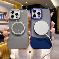 Ốp Lưng Cho Xiaomi Redmi A3 14C 13C Note 13 14 Pro Ốp Điện Thoại Mờ Trong Suốt Siêu Mỏng Ốp Lưng Mềm Có Vòng Từ Tính Đứng