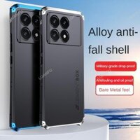 Ốp Lưng Cho Xiaomi Redmi K70 Pro Ống Kính Bao Gồm Tất Cả Kim Loại Bảo Vệ Ốp Lưng Điện Thoại Doanh Nhân Cao Cấp Chống Rơi Chống Sốc Bảo Vệ