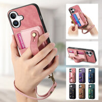 Ốp Lưng Cho Xiaomi Redmi Note 8 / 10 / 11 Pro 9 Pro Max 8T 9T 9S 11S 10S 12 Pro Plus 12 Turbo Vỏ Điện Thoại Ví Thẻ Bảo Vệ Đa Năng Da Mặt Sau Dây Đeo Cổ Tay Dây Buộc