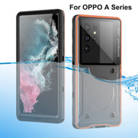 Ốp lưng chống nước đa năng IP68 cho OPPO A58 A78 A98 A18 A38 Vỏ lặn 360 Vỏ bơi kín hoàn toàn