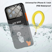 Ốp lưng chống nước IP68 Tương thích cho iPhone 15 14 13 12 16 Pro Max Plus Universal cho 6.1 6.7 inch Cảm ứng dưới nước 360 Vỏ bọc ống thở kín hoàn toàn