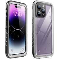 Ốp lưng chống nước SOKUSIN IP68 cho iPhone 16 15 14 Pro Max Plus Clear Not Yellowing Full Body Chống sốc Tích hợp bảo vệ màn hình Bảo vệ Camera