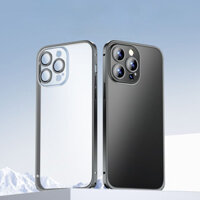 Ốp lưng chống rơi kim loại iPhone 16ProMax Vỏ điện thoại iPhone15 Nhôm iPhone 16Pro