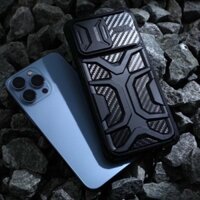 Ốp lưng chống sốc BẢO VỆ CAMERA iPhone 13/ 13 Pro/ 13 Pro Max Carbon Nillkin Adventure Case