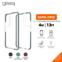 Ốp lưng chống sốc Gear4 D3O Santa Cruz 4m cho Samsung Galaxy S22 Series - Hàng chính hãng - Galaxy S22 Plus - Green