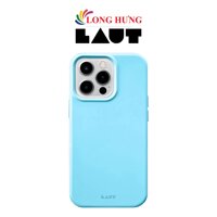 Ốp lưng chống sốc hỗ trợ sạc không dây Laut Huex Pastel dành cho iPhone 1313 Pro13 Pro Max - Hàng chính hãng - Baby Blue - iPhone 13 Pro Max