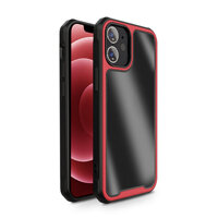 Ốp lưng chống sốc lưng trong cao cấp dành cho iPhone 12  12 Pro  12 Pro Max  12 Mini - Hàng chính hãng - iPhone 12 - Màu Đỏ