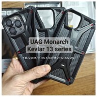 Ốp lưng chống sốc Monarch Kevlar IP 15 Pro max / 15 Pro / 14 Pro max / 13 / 12 Pro max / 12 Pro / 12 / 13 mini