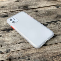 Ốp lưng chống sốc nút màu dành cho iPhone 12  12 Pro  12 Pro Max  12 Mini - Hàng chính hãng - iPhone 12 - Trắng