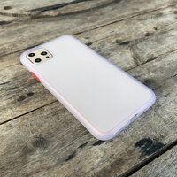 Ốp lưng chống sốc nút màu dành cho iPhone 12  12 Pro  12 Pro Max  12 Mini - Hàng chính hãng - iPhone 12 Pro - Trắng