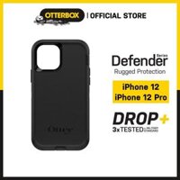 Ốp Lưng Chống Sốc OtterBox Defender Series cho Iphone 12 Pro - Hàng Chính Hãng - BLACK