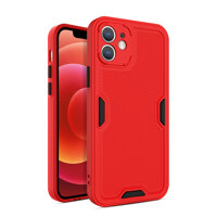 Ốp lưng chống sốc phong cách mới dành cho iPhone 11  12  11 Pro  12 Pro  11 Pro Max  12 Pro Max - Hàng chính hãng - iPhone 12 - Màu Đỏ