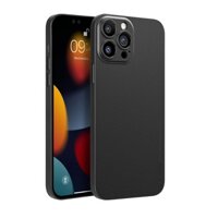 Ốp lưng chống sốc siêu mỏng 0.3mm cho iPhone 13 Pro hiệu Memumi mặt lưng nhám mềm mịn - hàng nhập khẩu - Đen