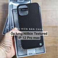 Ốp lưng chống sốc viền TPU, lưng vải , bảo vệ cam sau Nillkin textured case IP 14 Pro max / 13 / 12