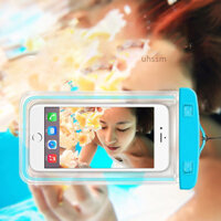 Ốp Lưng Chống Thấm Nước 2 Gói Dạ Quang Trong Suốt Túi Điện Thoại Bơi Thuyền Đa Năng Túi Khô Có Dây Buộc