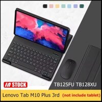 Ốp lưng có bàn phím cảm ứng cho Lenovo Tab M10 Plus thế hệ thứ 3 10.6 "TB125FU TB128XU Bàn di chuột Bluetooth không dây Bàn phím chuột Bao da từ tính
