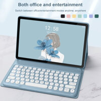 Ốp Lưng Có Bàn Phím Cho Xiaomi Redmi Pad SE 4G 8.7 inch 2024 Bàn Phím Bluetooth Không Dây Chuột Từ Da Đứng Trường Hợp Bao