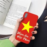 Ốp lưng cổ động bóng đá Việt Nam dành cho iPhone 6  6S  6 Plus  6S Plus  7  7 Plus  8  8 Plus X  XS  XR  XS Max - Vương Lên Việt Nam - Iphone XS Max