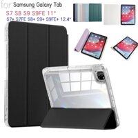 Ốp Lưng Có Giá Đỡ Bút Chì Cho Samsung Galaxy Tab S9 FE 10.9 S9 Plus S9 FE Plus 12.4 S7 FE S8 Plus Ốp Lưng Mờ