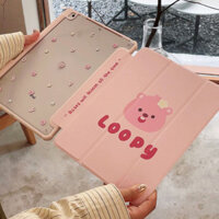 Ốp lưng cứng Acrylic màu hồng vui nhộn Loopy Case Tương thích với IPad Mini6 IPad5 6 7 8 9 Air Air1 Air2 Air3 Air4 Air5 10.9 "Pro10.5 Pro11 Pro12,9 2018 2020 2021 2022 Bao da