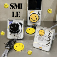 Ốp Lưng Cứng Cười Cho Samsung Z Flip 5 Z Flip 4 PC Ốp lưng Chống Sốc Ốp Lưng Cho Samsung Z Flip 3 Ốp Lưng Dễ Thương