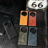 Ốp Lưng Cứng PC Da PU Bóng Cho OPPO Find N5 Vỏ Điện Thoại