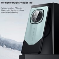 Ốp lưng cứng PC phun Nano sang trọng bằng da Huawei Honor Magic 6 Pro Magic6 6Pro Vỏ điện thoại