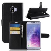 Ốp Lưng Da Cho Samsung Galaxy J4 2018 J4 Plus Core J400F J415F Stand Flip Wallet Case