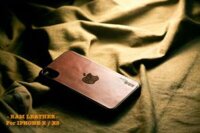 Ốp Lưng Da Chống Sốc Cho Iphone X / Xs Da Bò Thật RAM Leather