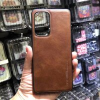 Ốp Lưng Da dành cho Samsung Galaxy A53, A73 Hiệu X-Level Chính Hãng Cao Cấp- Hàng nhập khẩu - Nâu - Samsung Galaxy A73 5G