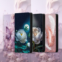 Ốp Lưng Da Điện Thoại Thẻ Hoa Thích Hợp Cho OPPO Reno 10 Pro 11 12 F 5G Flip Cover Bảo Vệ