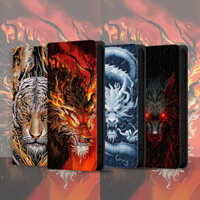 Ốp Lưng Da Động Vật Hoạt Hình Thời Trang Thích Hợp Cho OPPO F21S F27 Find X8 X7 X6 X5 Pro X3NFC Vỏ Điện Thoại Thẻ Đơn Giản