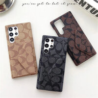 Ốp lưng da khe cắm thẻ sang trọng thời trang mới cho Samsung Galaxy S4 UItra S22 Plus S23 + S23 UItra S23 Plus S23 UItra Note 20 Vỏ ví UItra