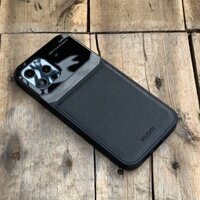 Ốp lưng da kính cao cấp dành cho iPhone 11 / 12 / 13 / Pro / Pro Max / Plus / Mini
