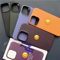 Ốp lưng da Leather case IPhone 12-IPhone 12 Pro-IPhone 12 Pro Max/Iphone 13/13 Pro/13 Pro Max hỗ trợ sạc không dây