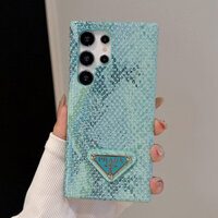 Ốp lưng da mạ vàng thời trang cho Samsung Galaxy S25 UItra S22 S23 S24 UItra S22 + S23 + S24 Plus S23 FE S24 Plus S23 Ốp điện thoại UItra