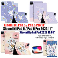 Ốp Lưng Da PU Cho Xiaomi Pad 5 6 Case11 inch Funda Mi Pad 5 6 Pro Redmi Pad 10.61