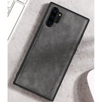 Ốp Lưng Da SamSung Galaxy Note 10 Plus Hiệu X-Level Chính Hãng Cao Cấp - Xám