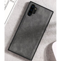 Ốp Lưng Da SamSung Galaxy Note 10 Plus Hiệu X-Level Chính Hãng Cao Cấp - Xám