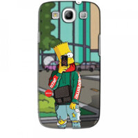 Ốp lưng dành cho điện thoại  SAMSUNG GALAXY S3 Bart Simpson