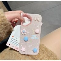ỐP LƯNG DÀNH CHO ĐIỆN THOẠI HỌA TIẾT HỒNG HAPPY STICKER NỔI