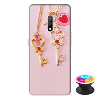 Ốp lưng dành cho điện thoại Realme X hình Chìa Khóa Tình Yêu - tặng kèm giá đỡ điện thoại iCase xinh xắn - Hàng chính hãng