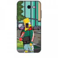 Ốp lưng dành cho điện thoại  SAMSUNG GALAXY J3 PRIME Bart Simpson