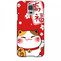 Ốp lưng dành cho điện thoại  SAMSUNG GALAXY S5 Mèo Thần Tài Mẫu 2
