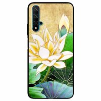 Ốp lưng danh cho Huawei Nova 5T mẫu Hoa Sen Vàng