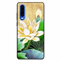 Ốp lưng danh cho Huawei P30 mẫu Hoa Sen Vàng