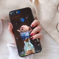 Ốp lưng dành cho Huawei Y7 2018 viền dẻo TPU Bộ Sưu Tập Lợn Tết - PIG 04 - Hàng chính hãng