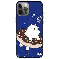 Ốp lưng dành cho Iphone 11 - 11 Pro - 11 Pro Max mẫu Gấu Trắng Donut - iPhone 11 Pro