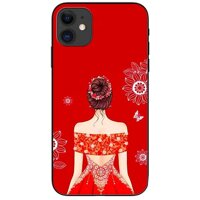 Ốp lưng danh cho Iphone 12 mẫu Cô gai vay ngang vai