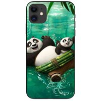 Ốp lưng danh cho Iphone 12 mẫu PANDA Bơi